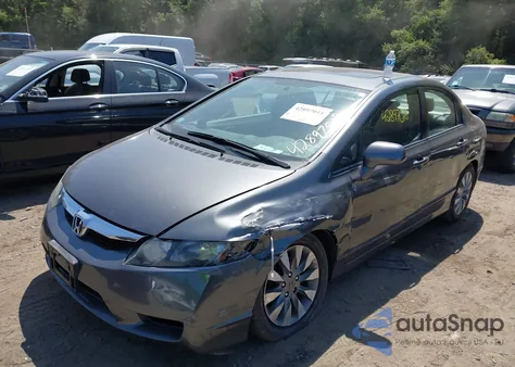 2010 Honda Civic Ex-L from USA, damaged, VIN 2HGFA1F97AH308669
